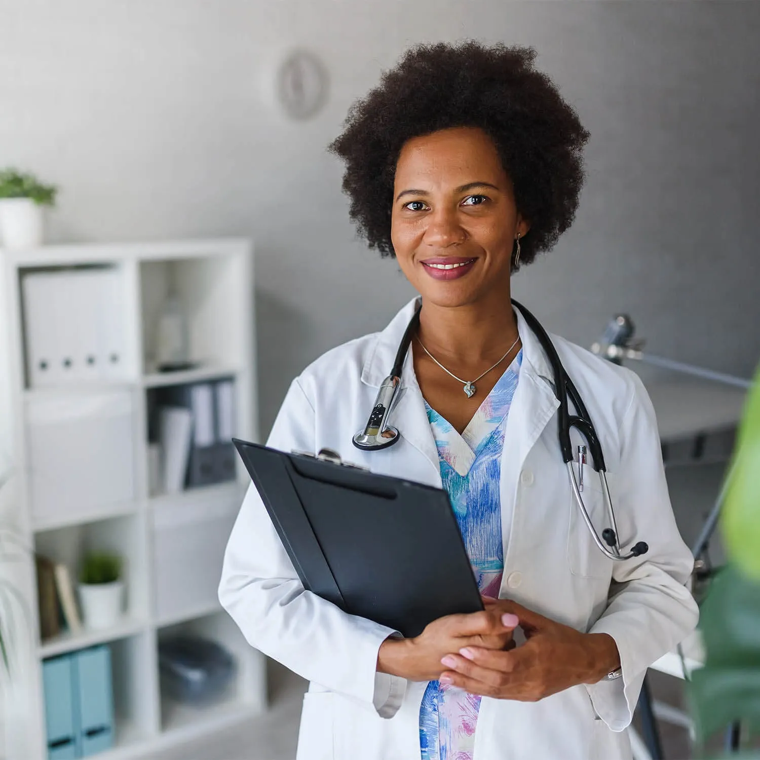 female doctor insurance expert