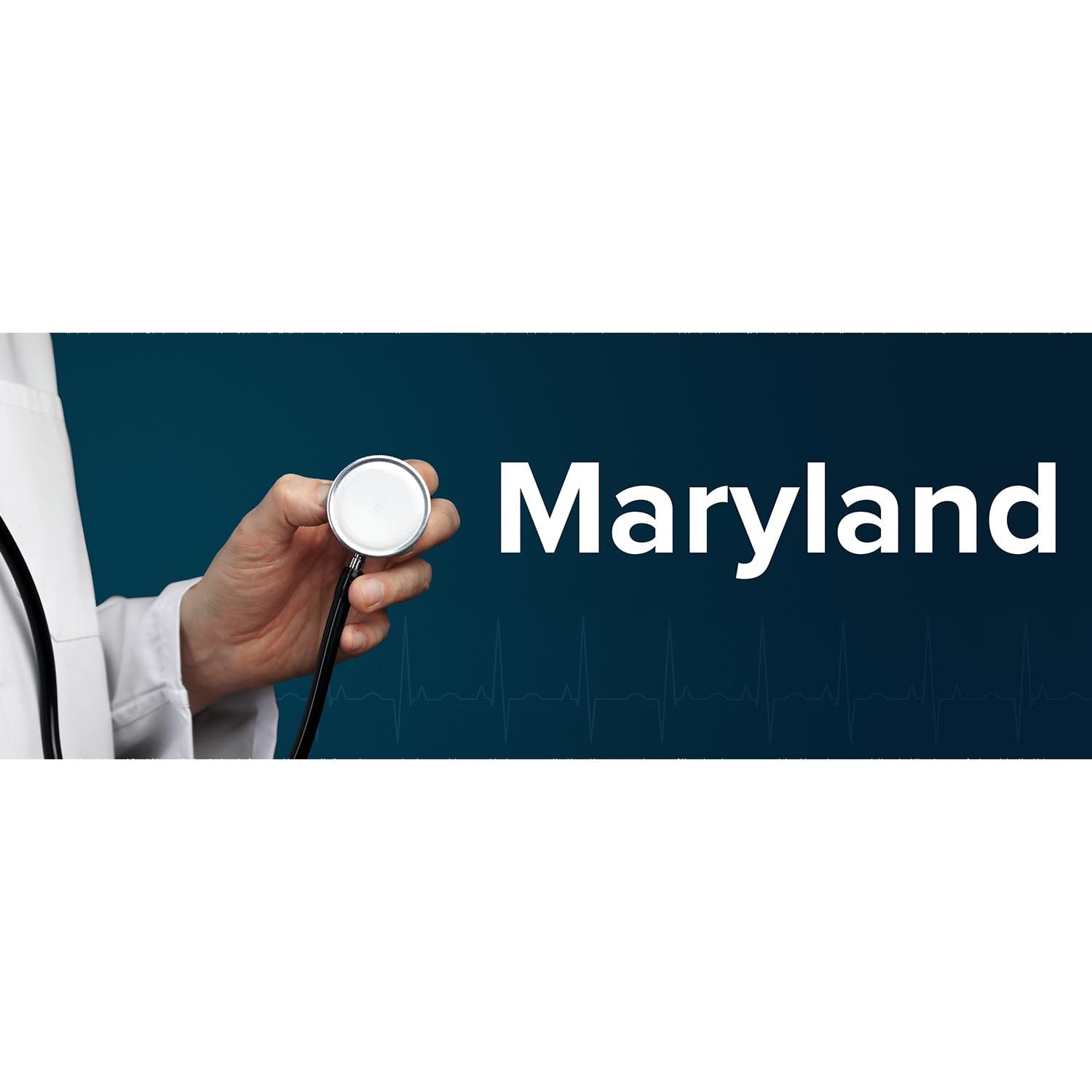 maryland doctor doling stethoscope medical coverage