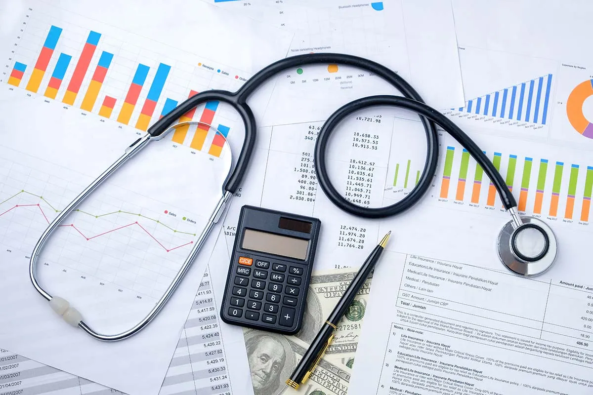 Image of docotr researching medical malpractice insurance