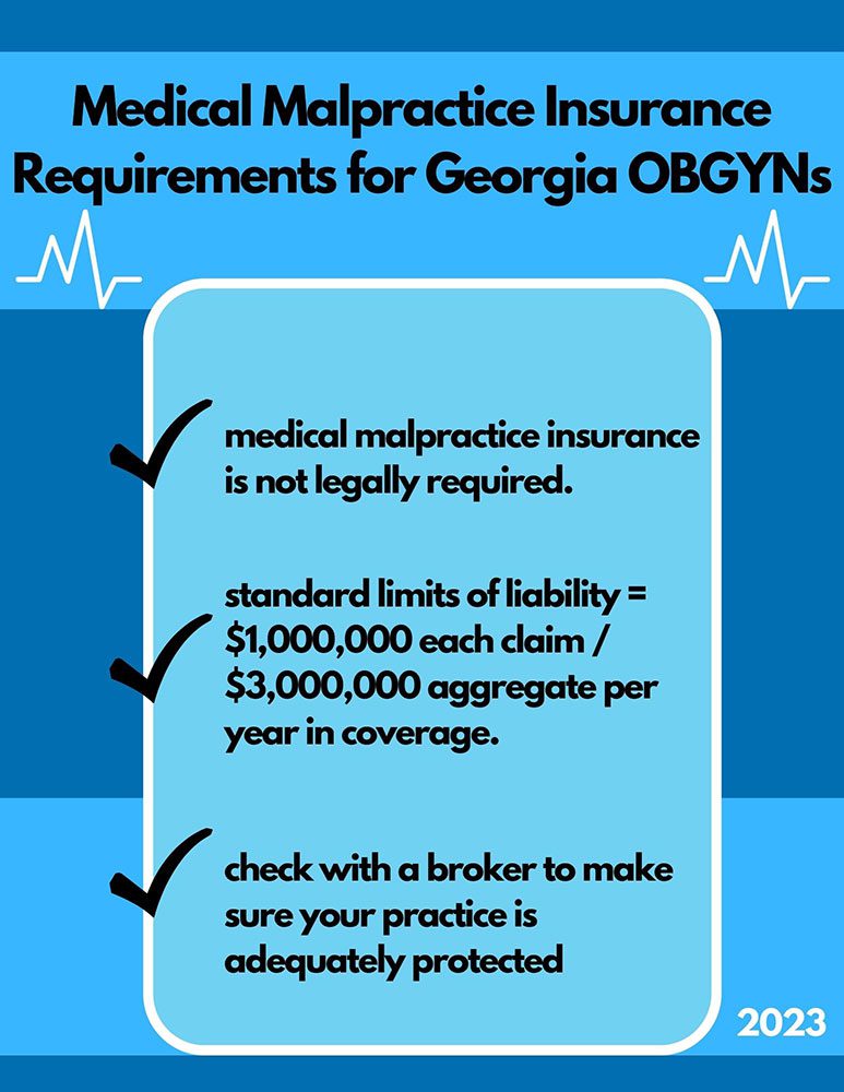 Medical Malpractice Insurance Requirements For Georgia OBGYNs