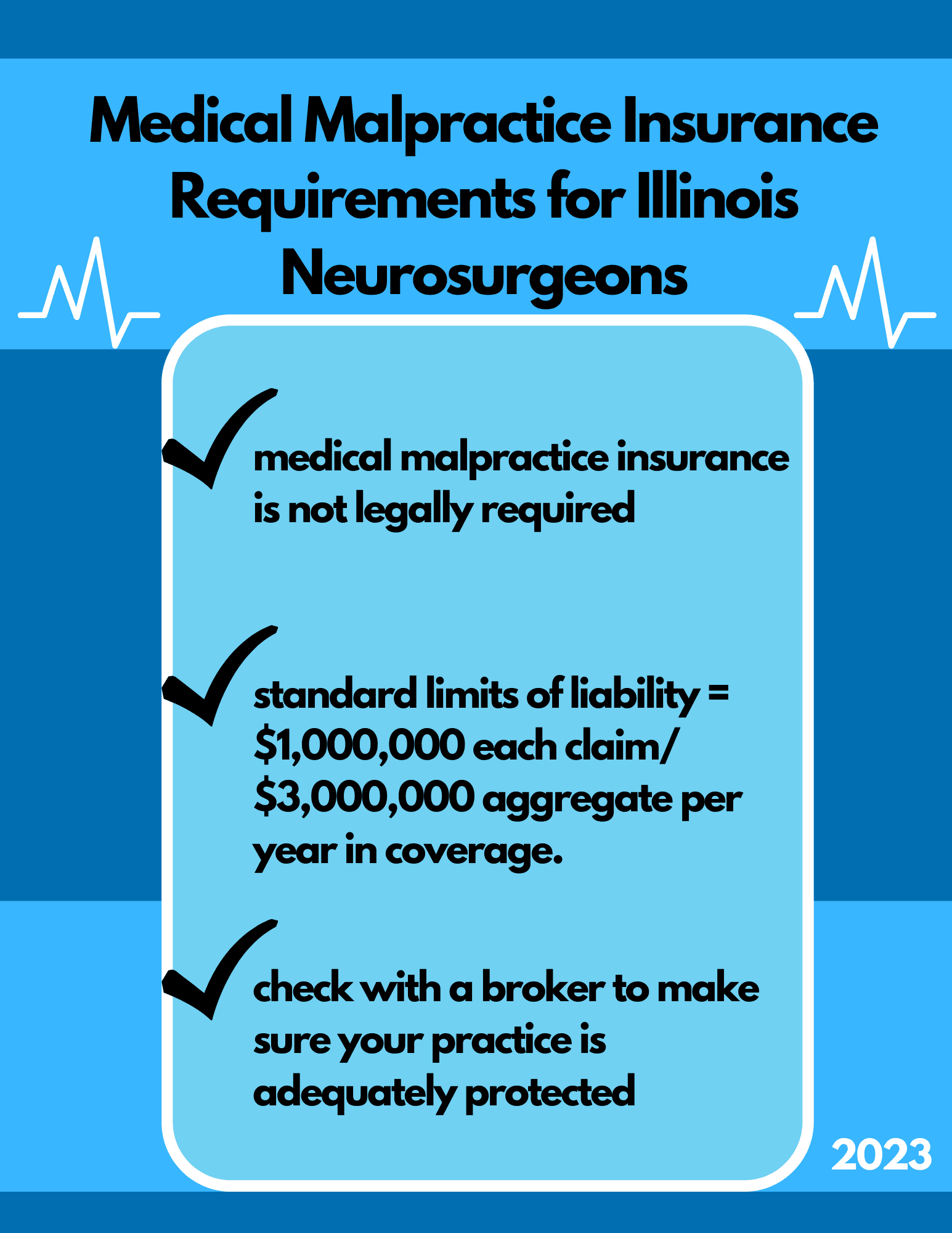 Medical malpractice insurance requirements for Illinois neurosurgeons