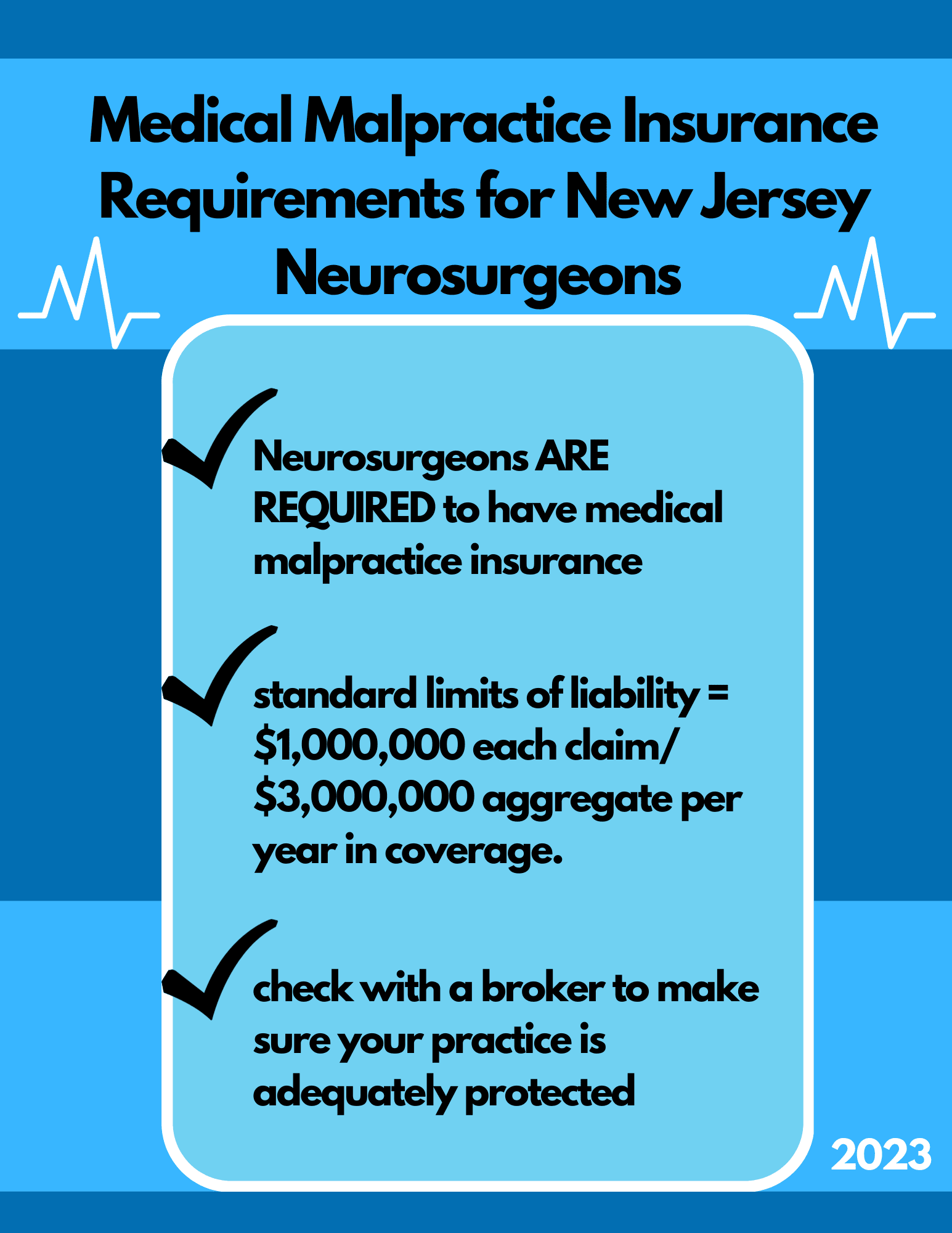 NJ Medical Malpractice Insurance Requirement